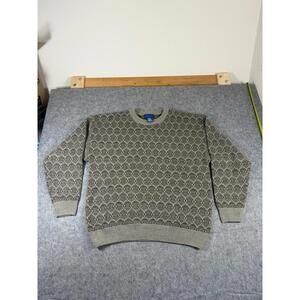 Vintage Towncraft Mens L Multicolor Crewneck Sweater Large Grandpa 90s